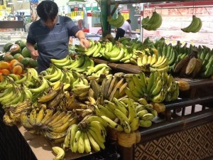 Виды бананов на Бали.