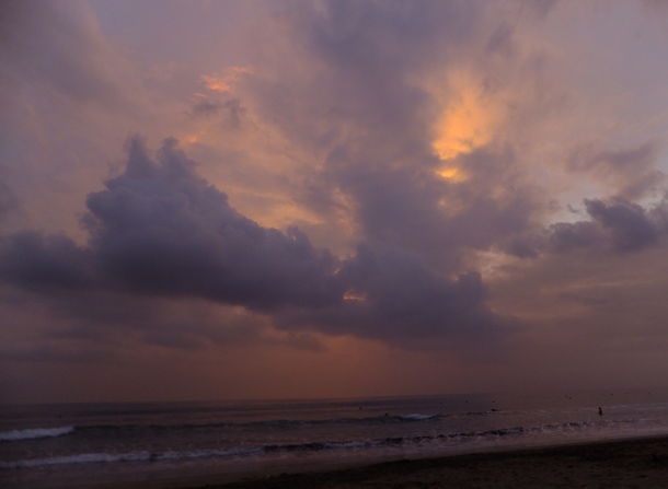 Закат на Бали.