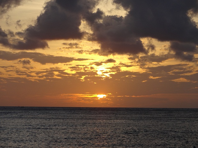 Восход. Бали. Пляж Амед.