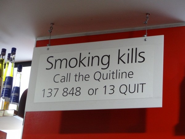 Австралийская борьба с курением.