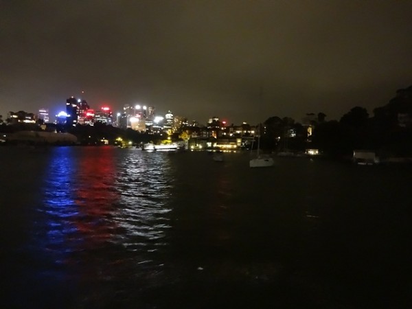 Ночной Сидней с воды!