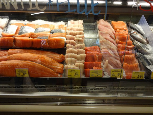 Цена на рыбу в США.